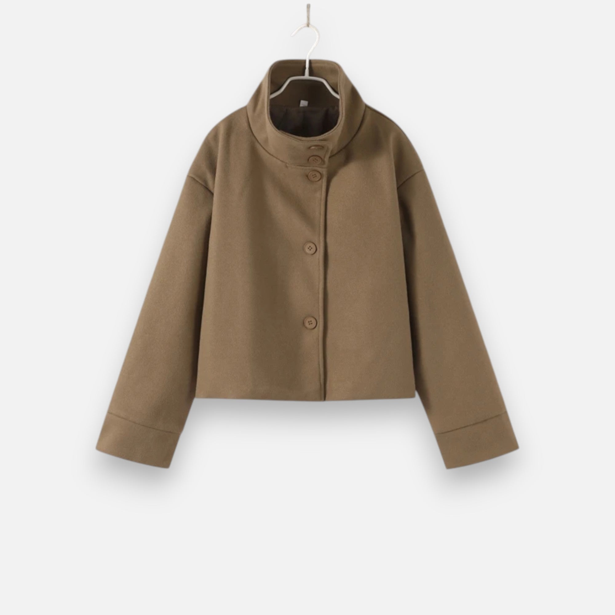 Ancient World | Women's Short Coat High Collar Chic