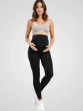 Maternity leggings with abdominal support