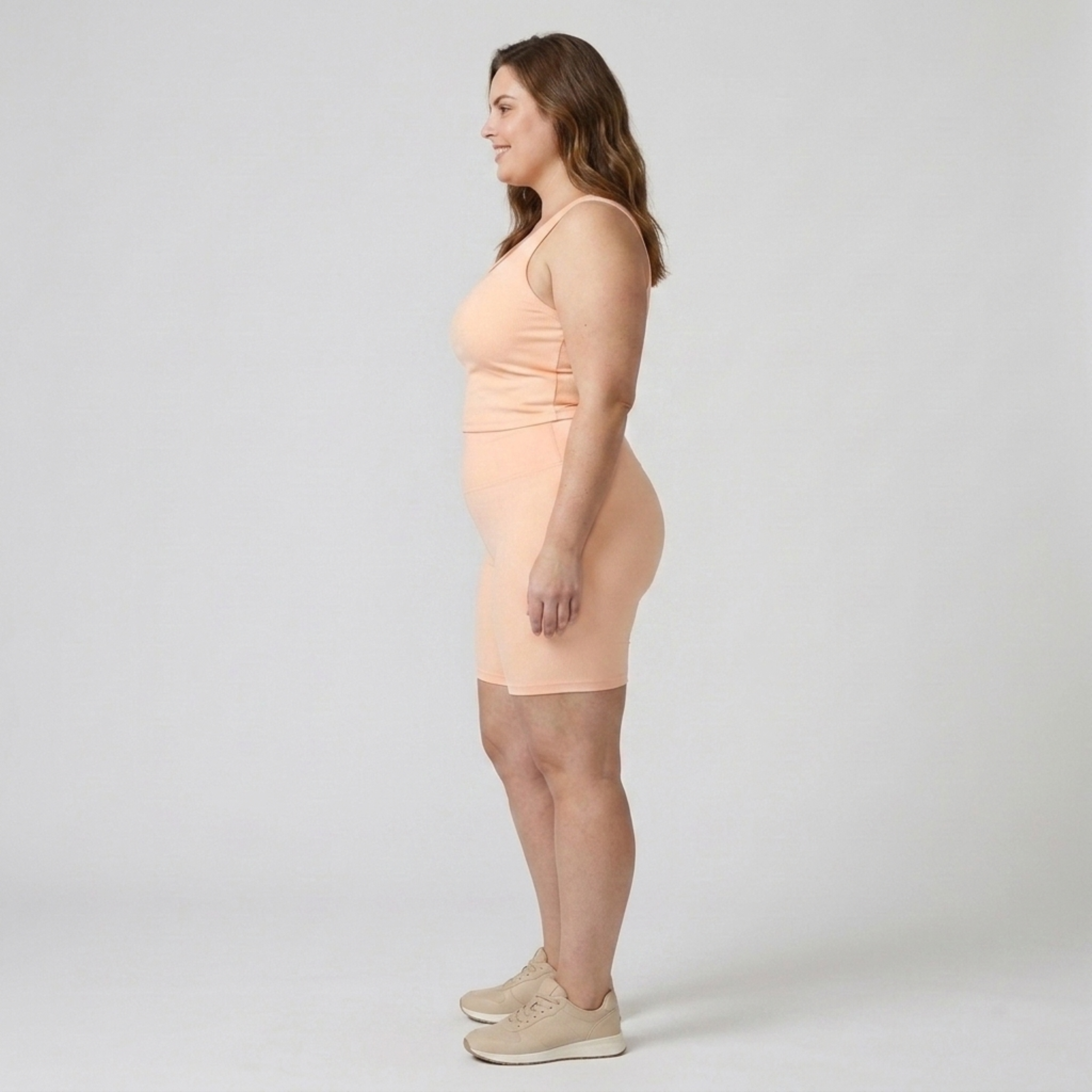 Plus Size High-Waisted Shaping Cycling Shorts