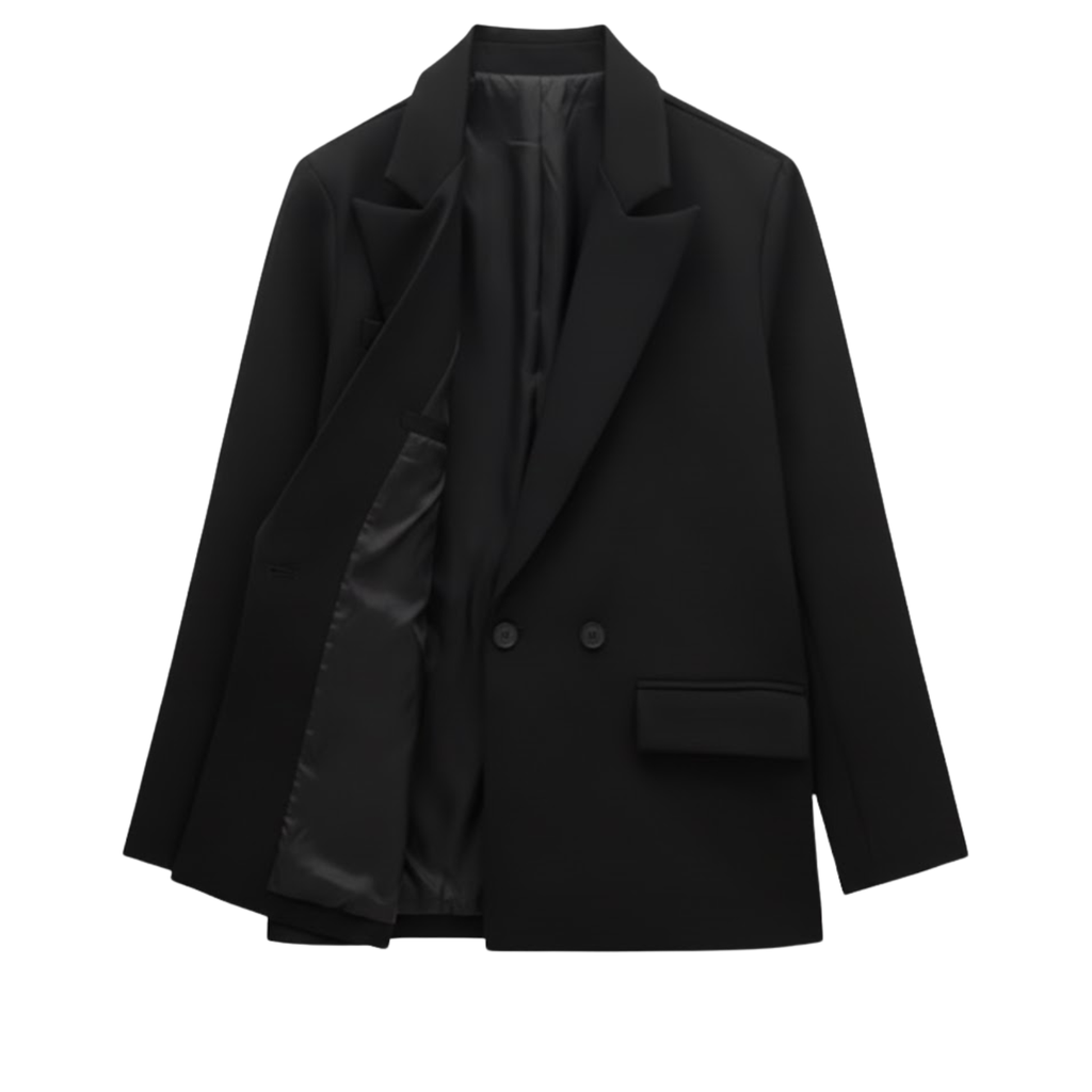 Vintage Women's Double-Breasted Blazer for the Office