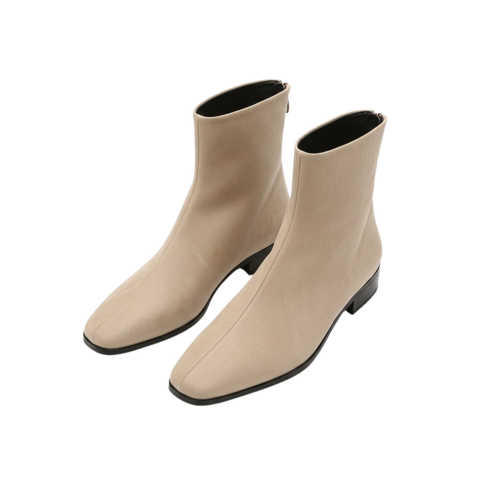 Elegant Women's Ankle Boots with High Heel and Square Toe