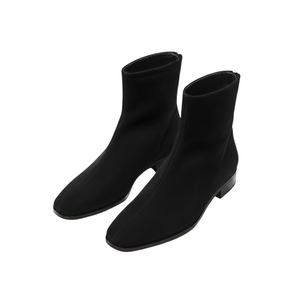 Elegant Women's Ankle Boots with High Heel and Square Toe