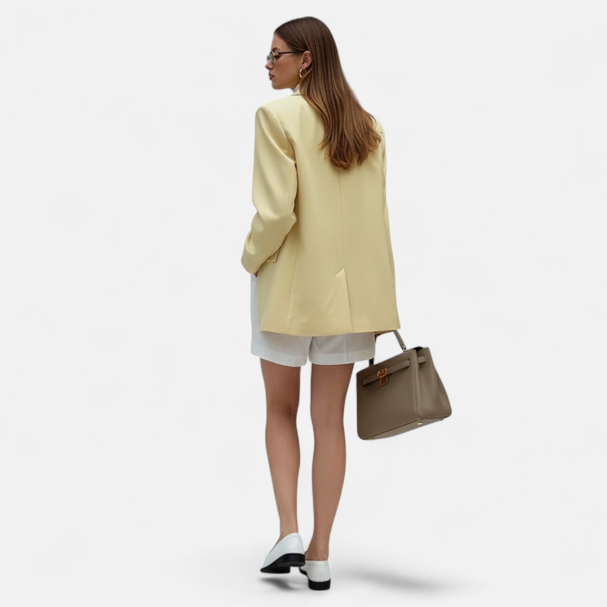 Ancient World | Women's Belted Blazer Loose Fit