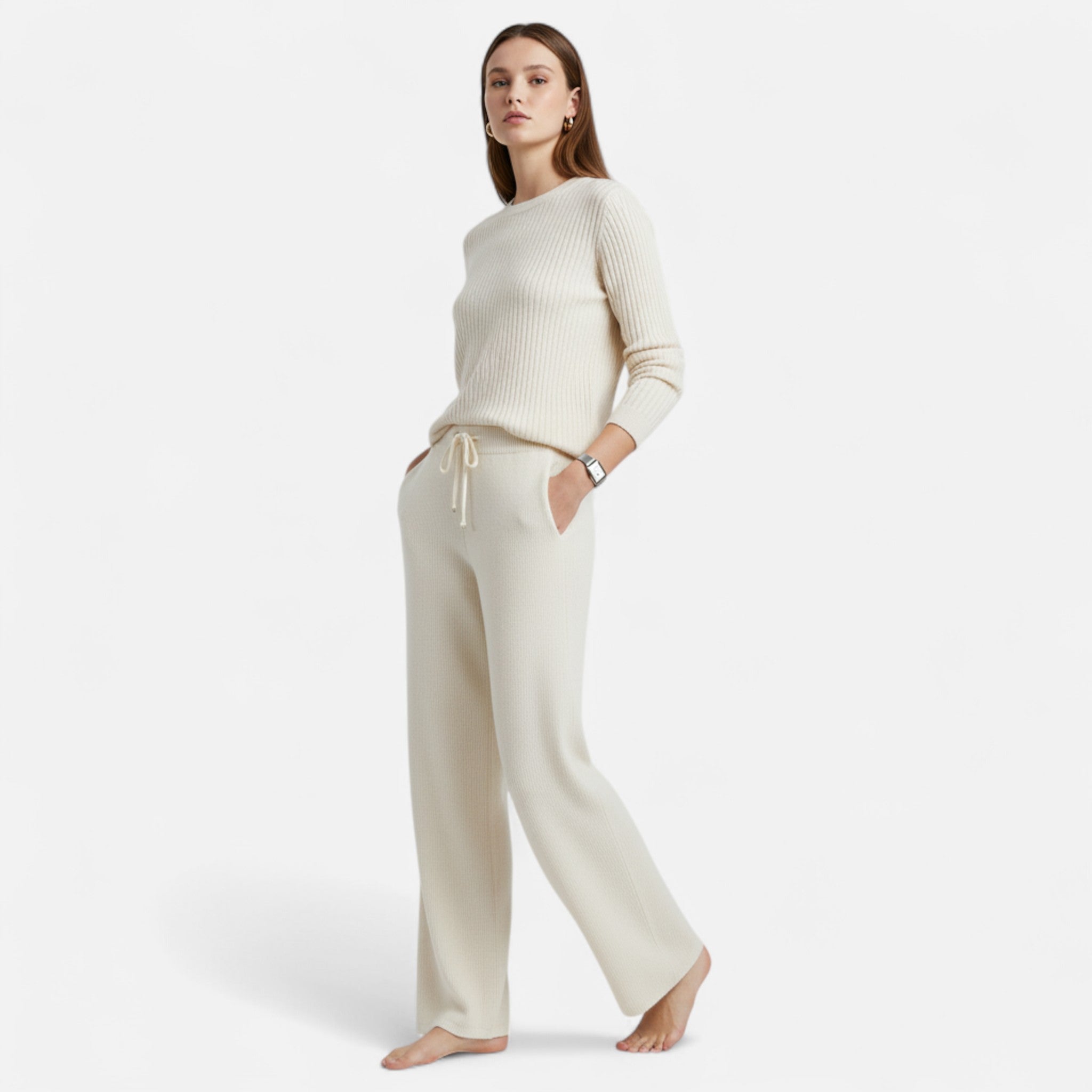 Ancient World | Women's Wide Premium Wool Pants