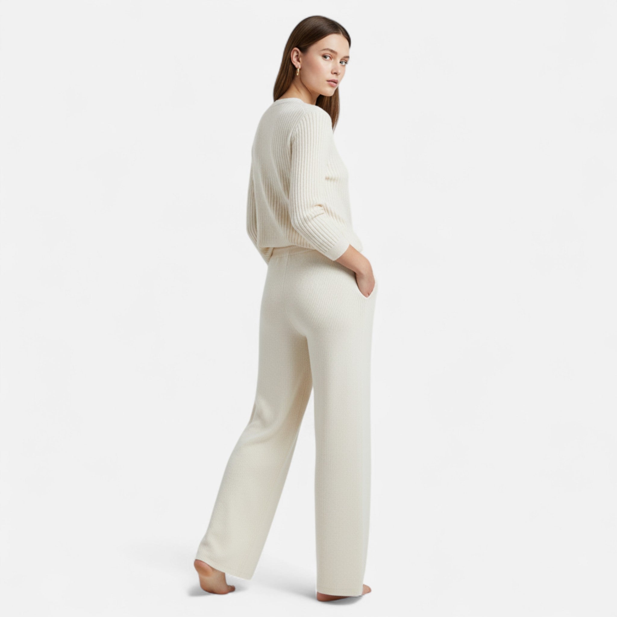 Ancient World | Women's Wide Premium Wool Pants