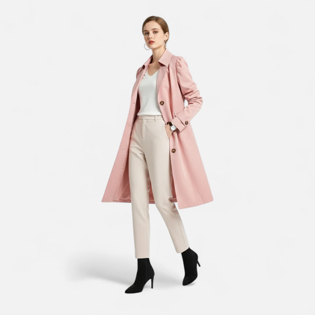 Ancient World | Timeless Women's Trench Coat Belted Inherited Elegance