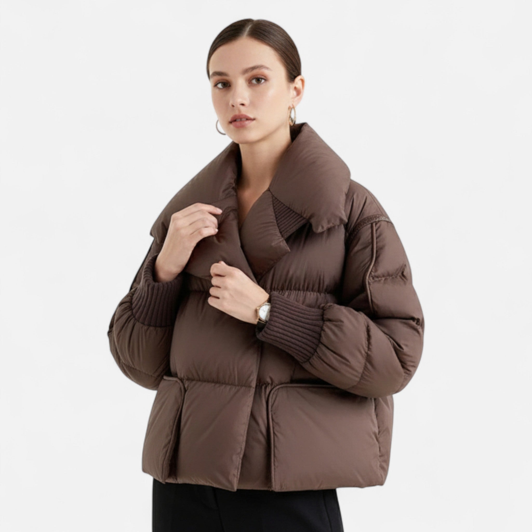 Ancient World | Women's Down Jacket 90% Down with Removable Sleeves