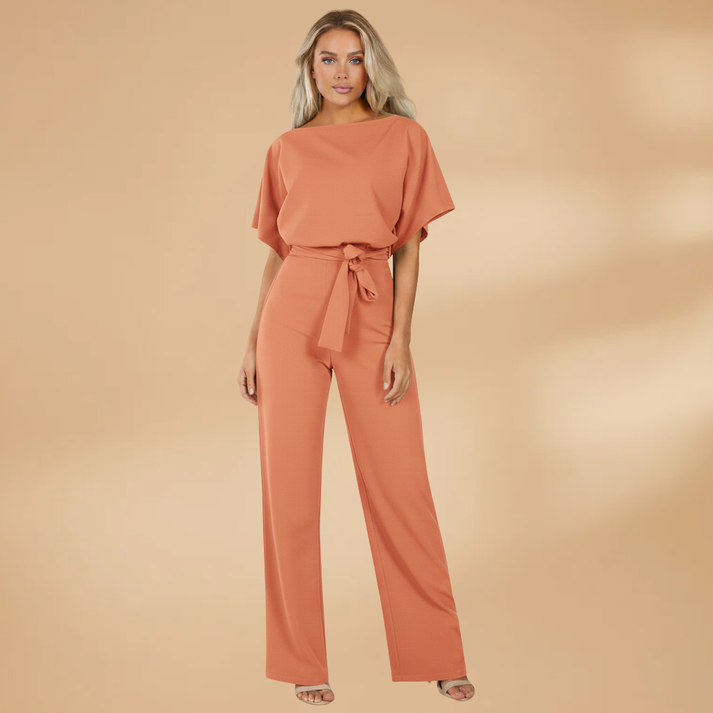 Summer jumpsuit for women - loose fit with wide legs and strap | vacation