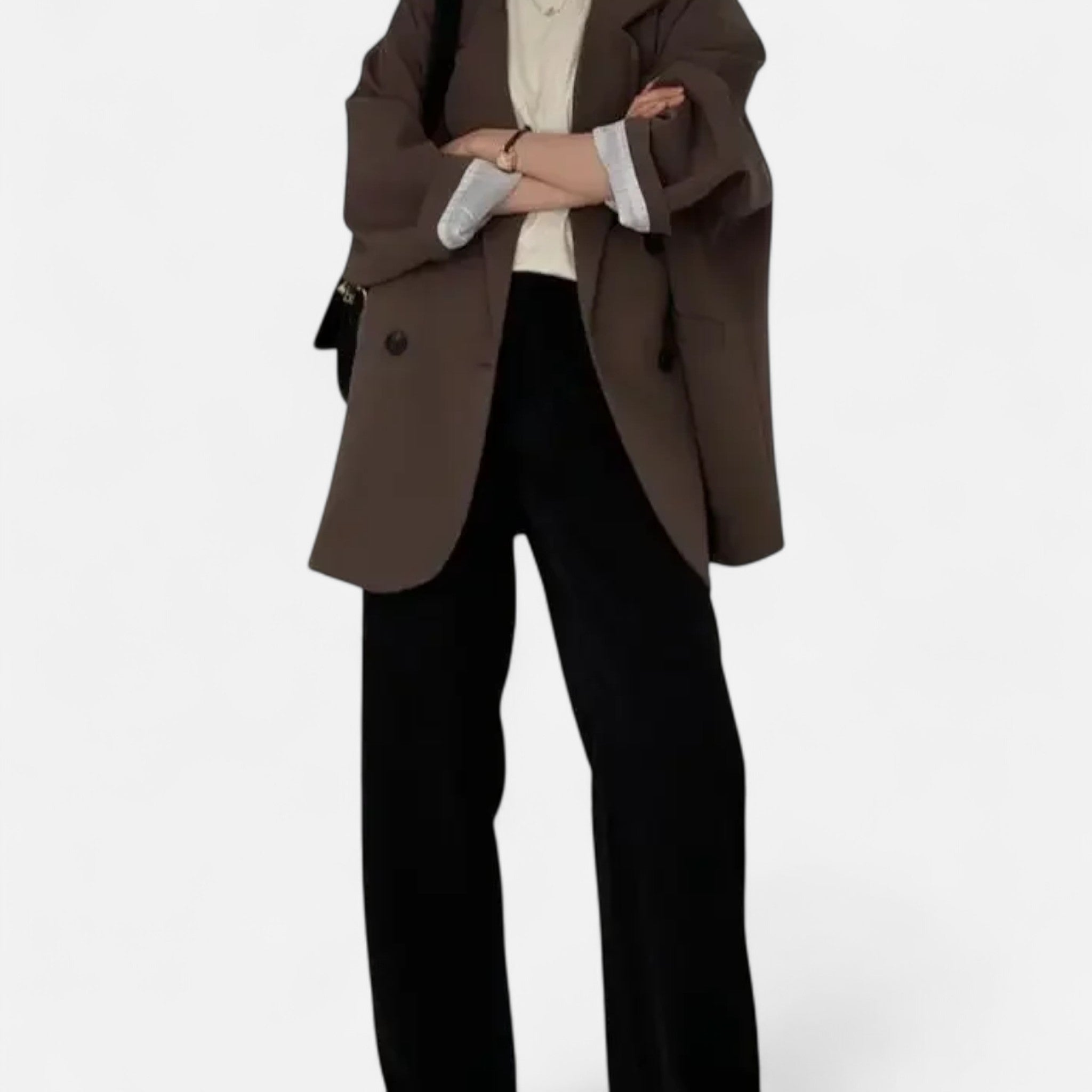 Ancient World | Women's Double-Breasted Loose Blazer